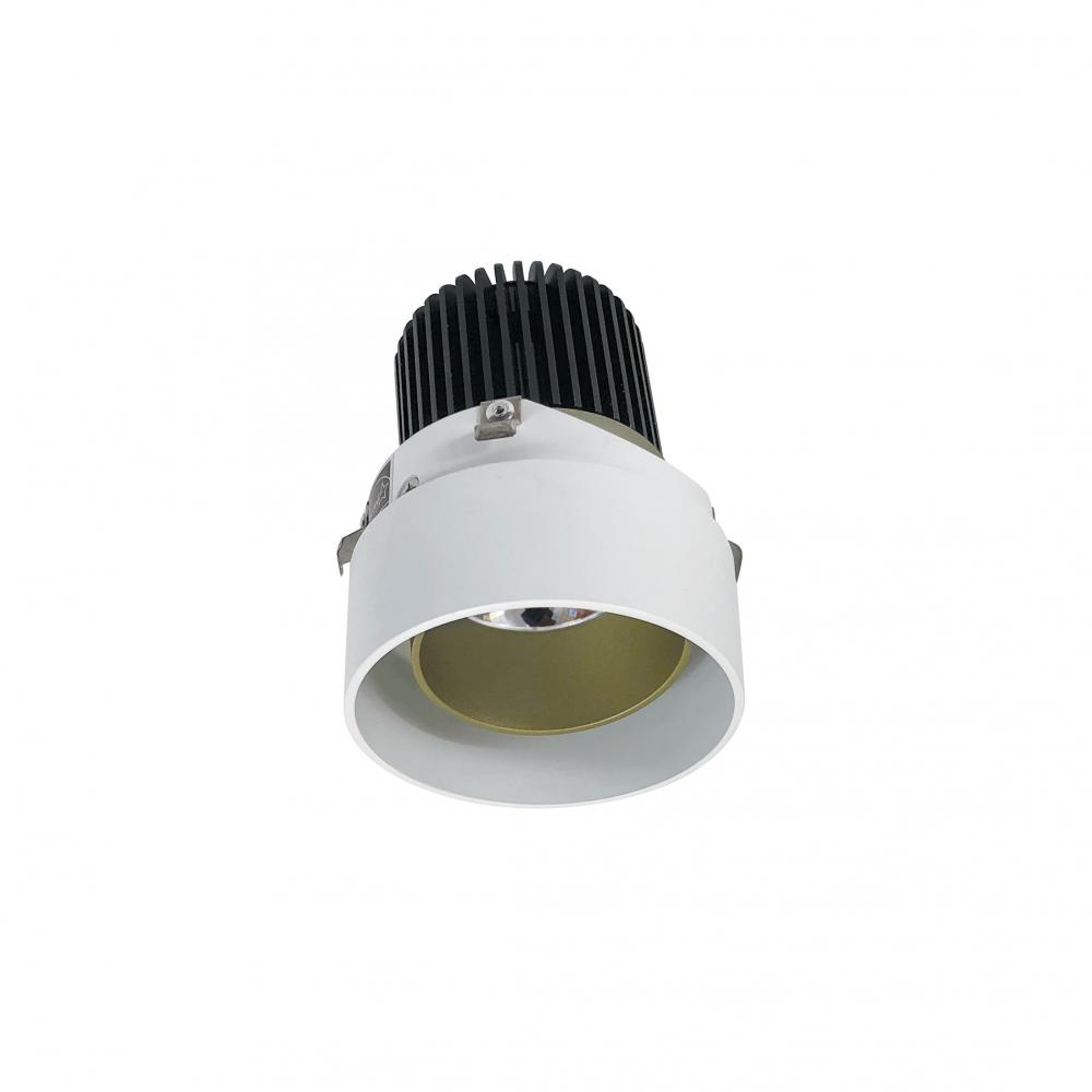 2" Iolite LED Round Trimless Downlight, 10-Degree Optic, 800lm / 12W, 2700K, Matte Powder White