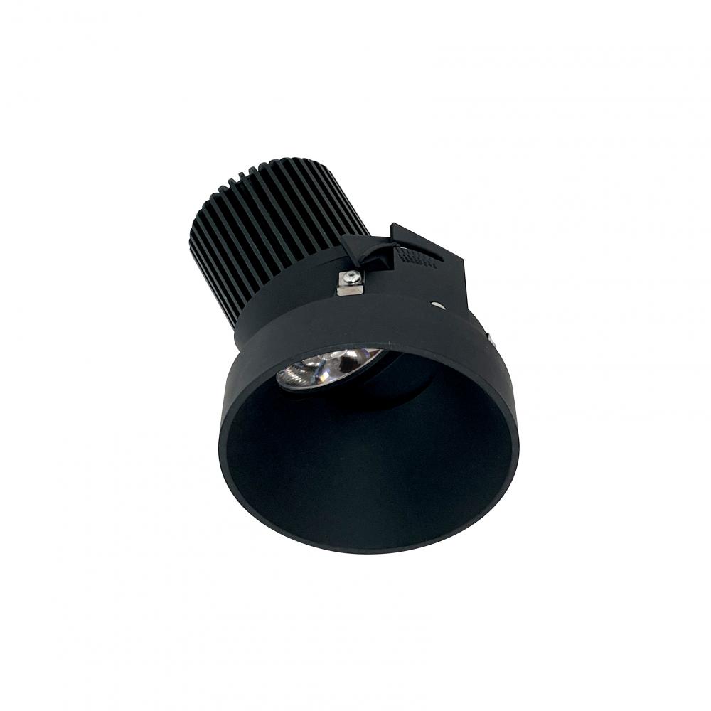 4" Iolite LED Round Trimless Adjustable Slot, 10-Degree Optic, 850lm / 12W, 4000K, Black Finish