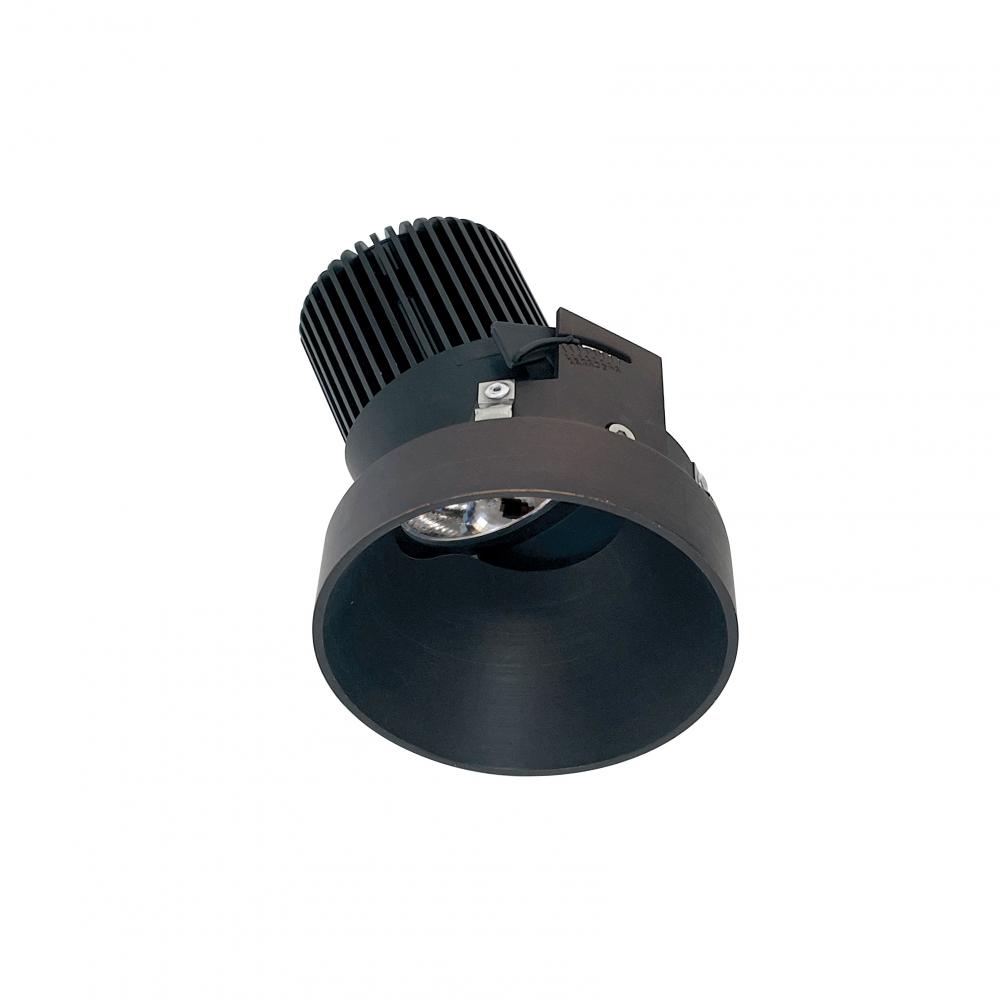 4" Iolite LED Round Trimless Adjustable Slot, 10-Degree Optic, 850lm / 12W, 4000K, Bronze Finish