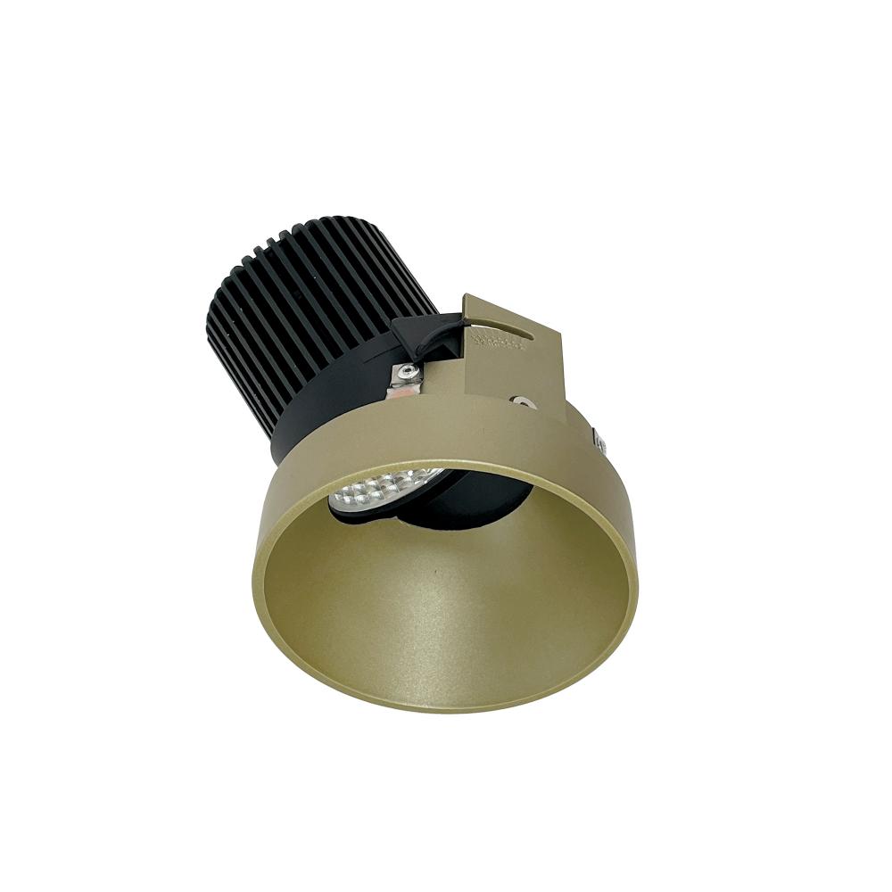 4" Iolite LED Round Trimless Adjustable Slot, 800lm / 14W, 5000K, Champagne Haze Finish