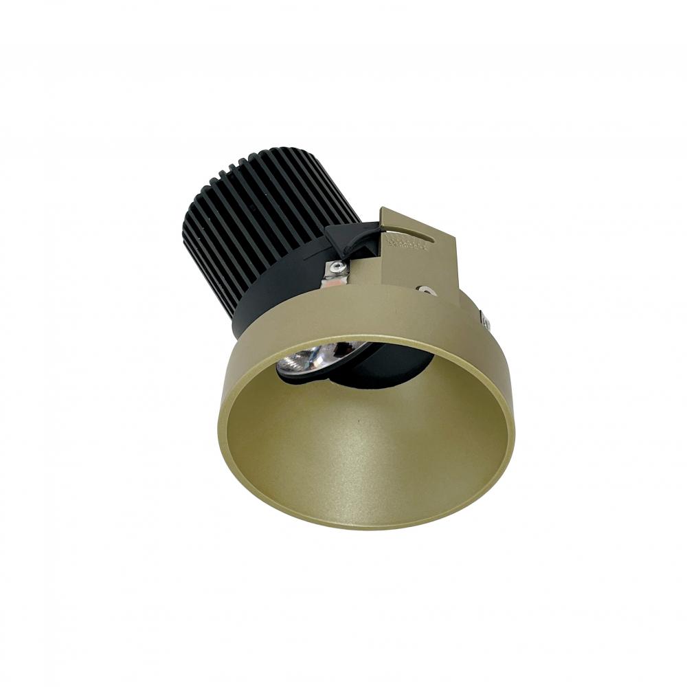 4" Iolite LED Round Trimless Adjustable Slot, 10-Degree Optic, 850lm / 12W, 3000K, Champagne