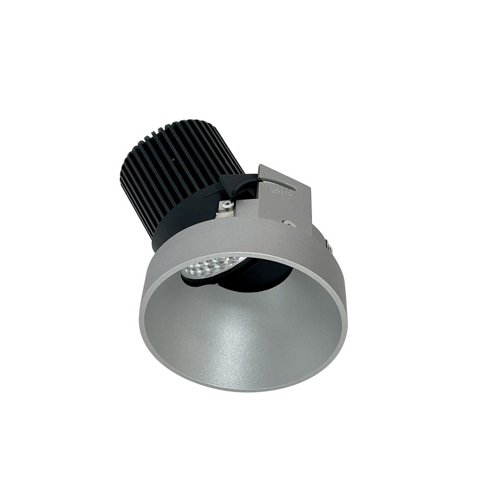 4" Iolite LED Round Trimless Adjustable Slot, 800lm / 14W, Comfort Dim, Haze Finish