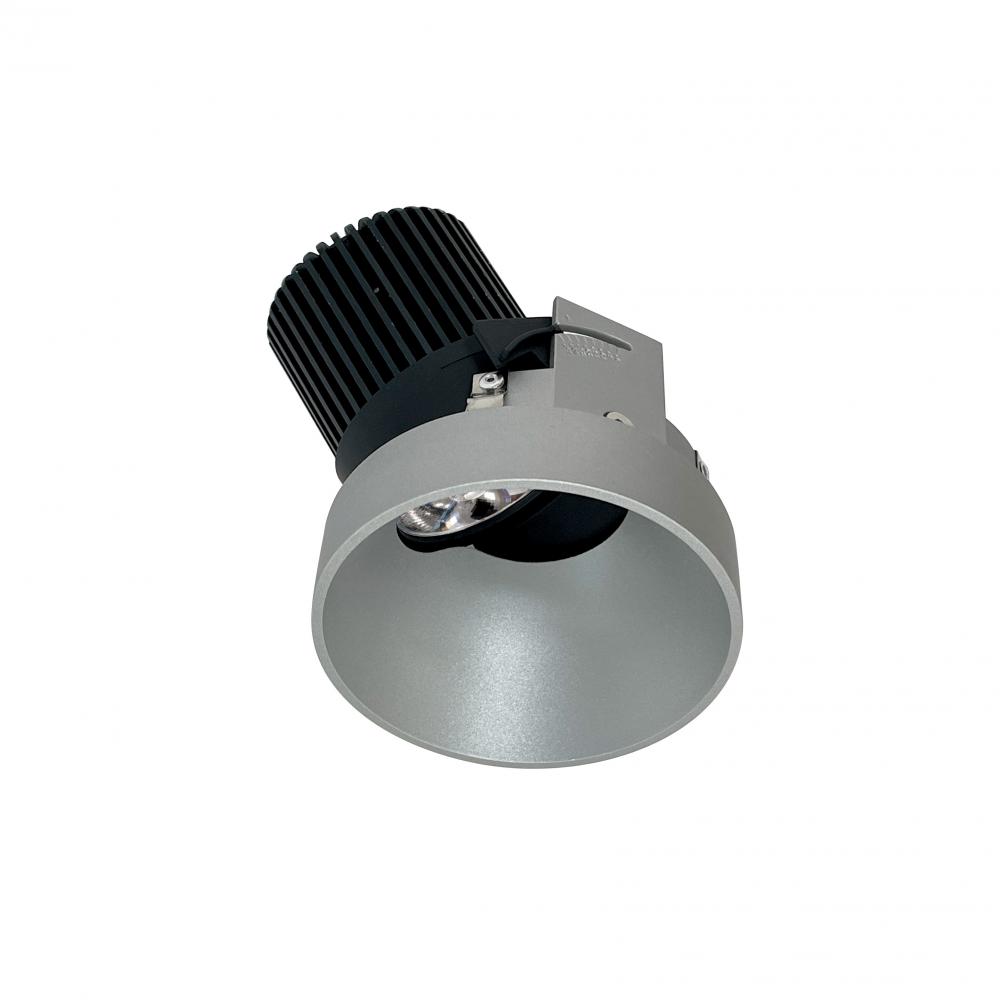 4" Iolite LED Round Trimless Adjustable Slot, 10-Degree Optic, 850lm / 12W, 3500K, Haze Finish