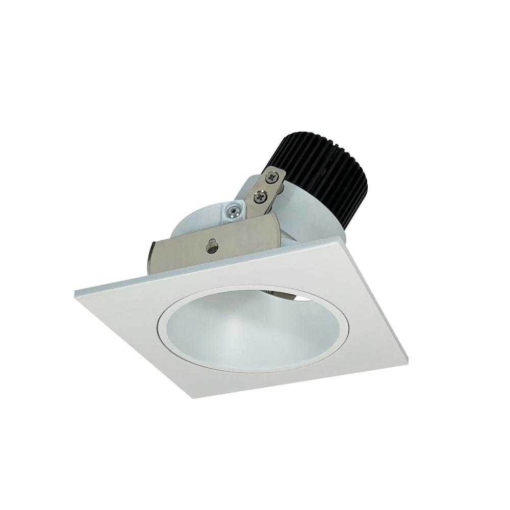 4" Iolite LED Square Adjustable Reflector with Round Aperture, 1000lm / 14W, 2700K, Matte Powder