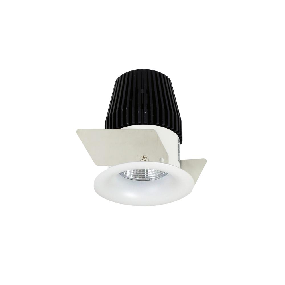 1" Iolite LED BWF Round Bullnose, 600lm, Comfort Dim, Matte Powder White Reflector / Matte