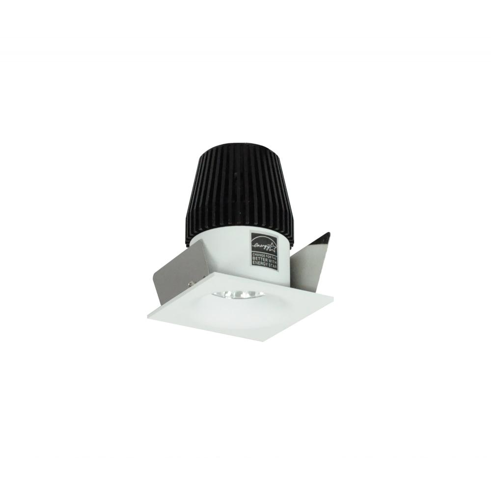 1" Iolite LED BWF Square Bullnose, 600lm, Comfort Dim, Matte Powder White Reflector / Matte