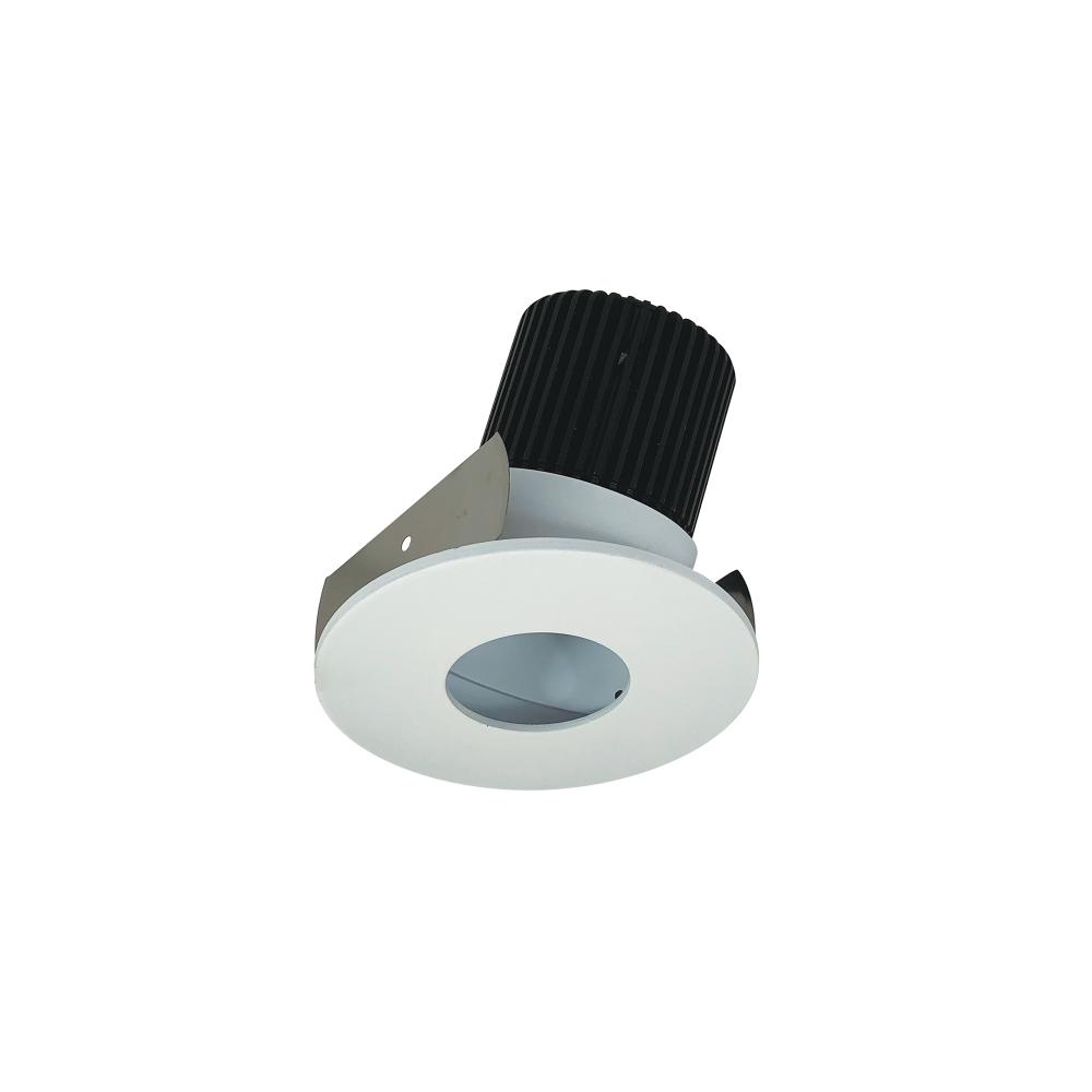 2" Iolite LED Round Adjustable Pinhole, 1000lm / 14W, 3000K, Matte Powder White Pinhole / Matte