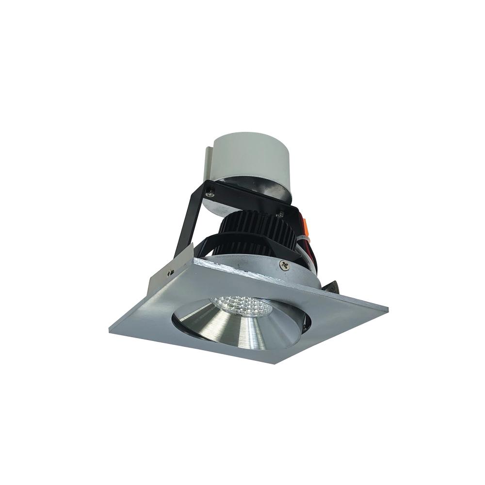 4" Iolite LED Square Adjustable Cone Retrofit, 1000lm / 12W, 2700K, Natural Metal Reflector /