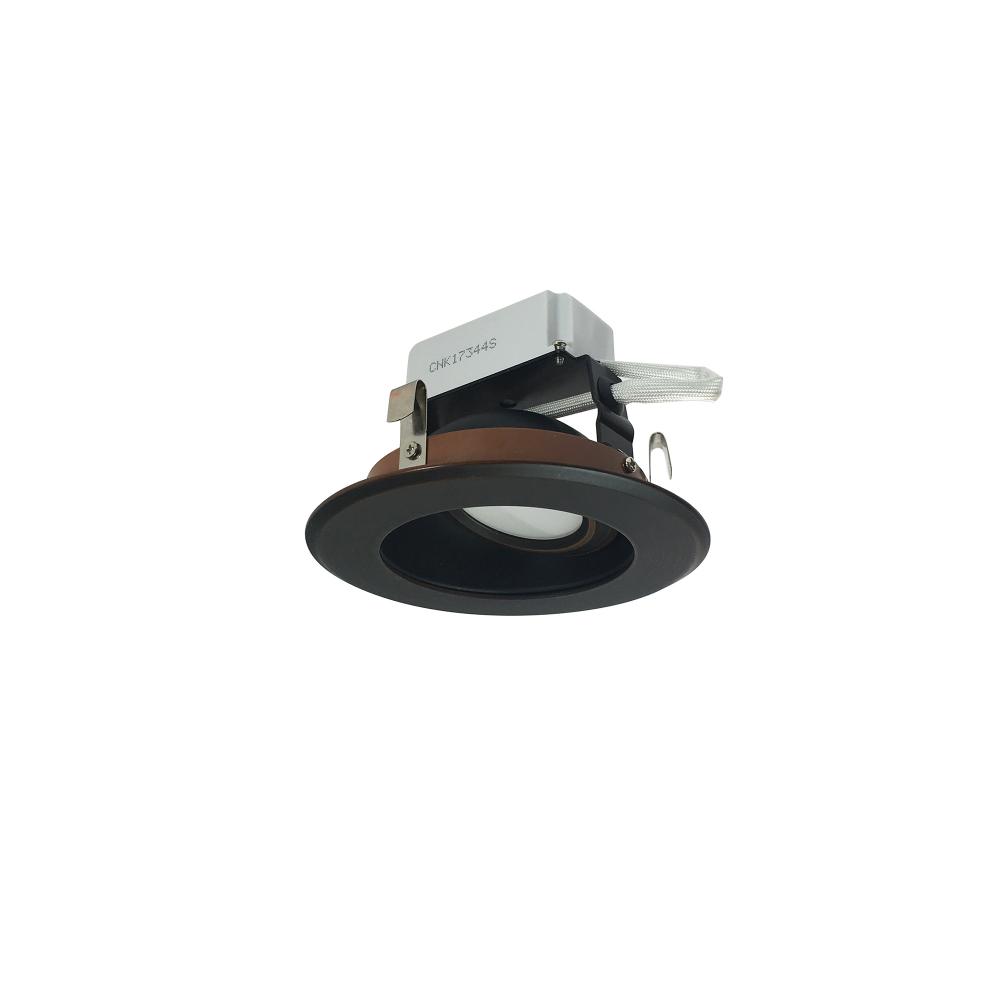 4" Cobalt Adjustable LED Retrofit, 1000lm / 12W, 3000K, Bronze Reflector / Bronze Flange