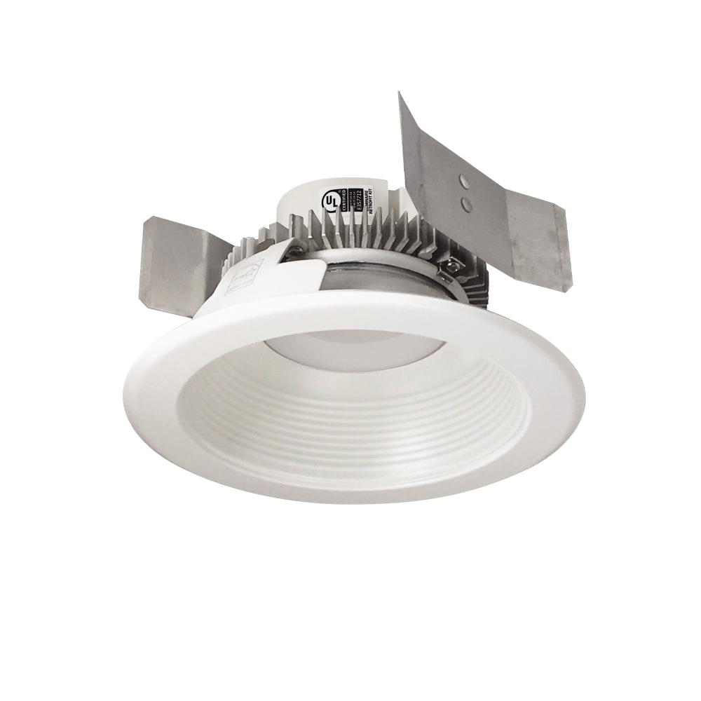 5" Cobalt Click Round Retrofit Baffle, 1000lm / 13.5W, Selectable CCT, Matte Powder White