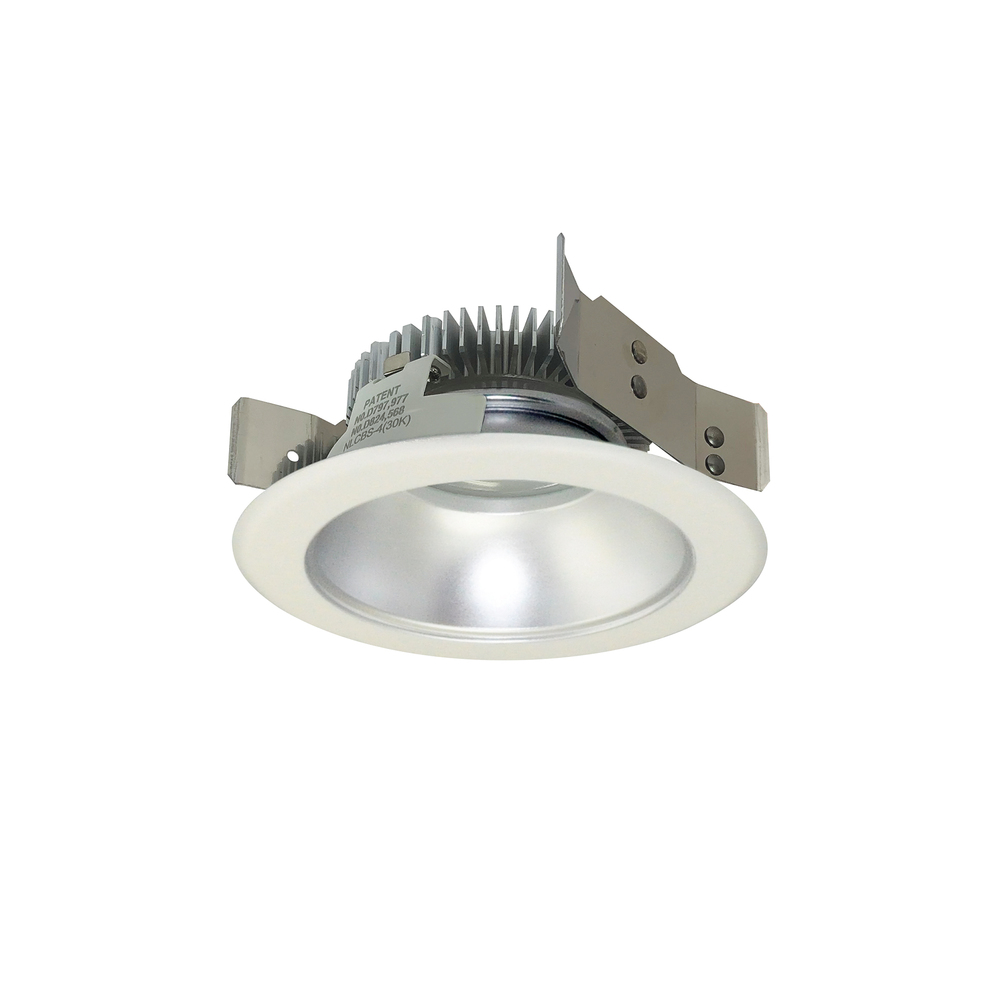 4" Cobalt Shallow High Lumen LED Trim, Round Reflector, 1250lm, 3000K, Haze/MPW