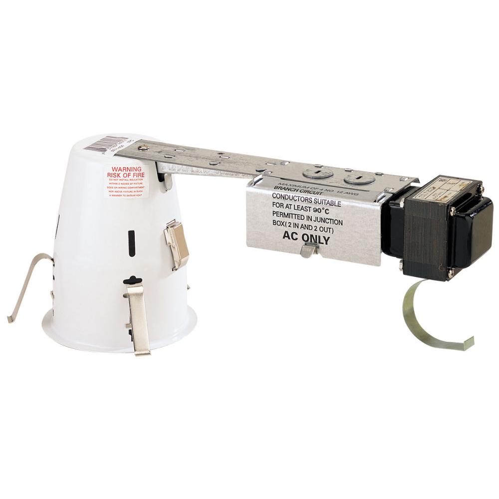 4" AT Low Voltage Housing, 120V/12V Elect. Transformer, Rated for 50W