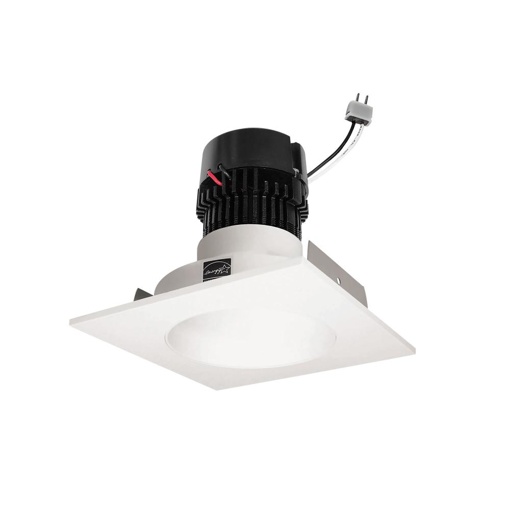 4" Pearl Low Voltage LED Square Retrofit Reflector with Round Aperture, 1150lm / 11W, 3000K,