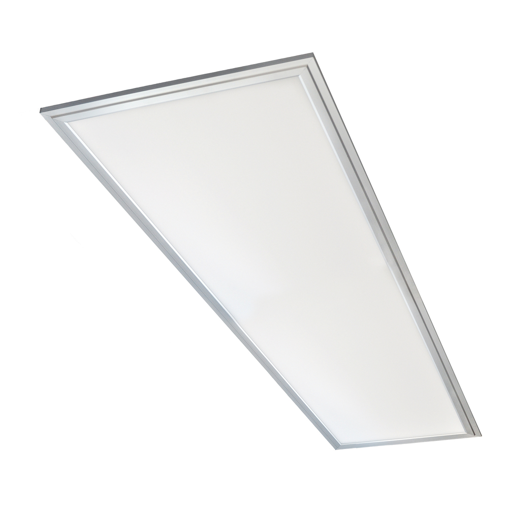 1X4 LED Edge-Lit Panel Light, 5000K, DLC, Aluminum, w/ EM Battery