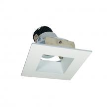 Nora NIO-4SDSQ50XMPW/10 - 4" Iolite LED Square Adjustable Reflector with Square Aperture, 1000lm / 14W, 5000K, Matte