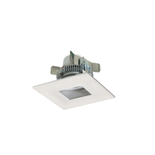 Nora NLCBC2-45530WW/A - 4" Cobalt Click LED Retrofit, Square Pinhole, 750lm / 10W, 3000K, White Flange