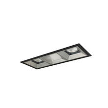 Nora NMIOT-13-B-FFW-CDX-10-HZ - Iolite MLS 3-Head Trim Kit, Black Flange, Comfort Dim, 800lm, Haze Fixed Downlt./Wall Wash Trims