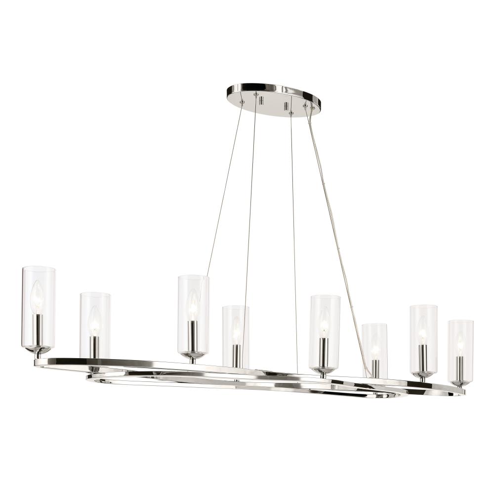 Oval Chandelier 8Lt