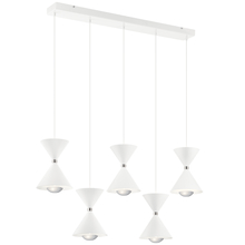 Kichler 84113MWH - Kordan™ 41.75 inches 5 LED Light Linear Pendant Cluster Matte White