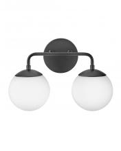 Lark 85002BK - Small Two Light Vanity