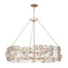 Varaluz 500C08HGOB - Ethereal Rose 8-Lt Chandelier - Havana Gold Ombre