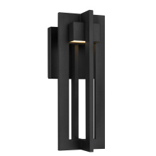 Alteck, LLC AW0001-3CCT-W-BK - 4 Bar LED Wall Sconce H13