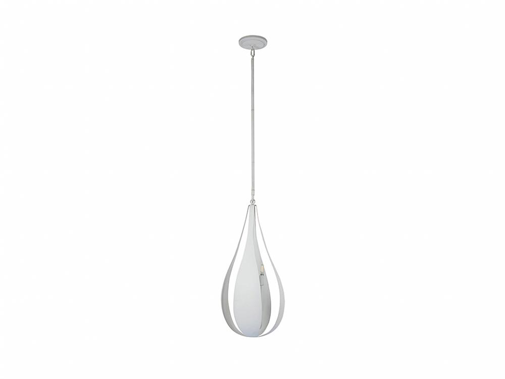 Bali 5-Light Pendant in White Cashmere