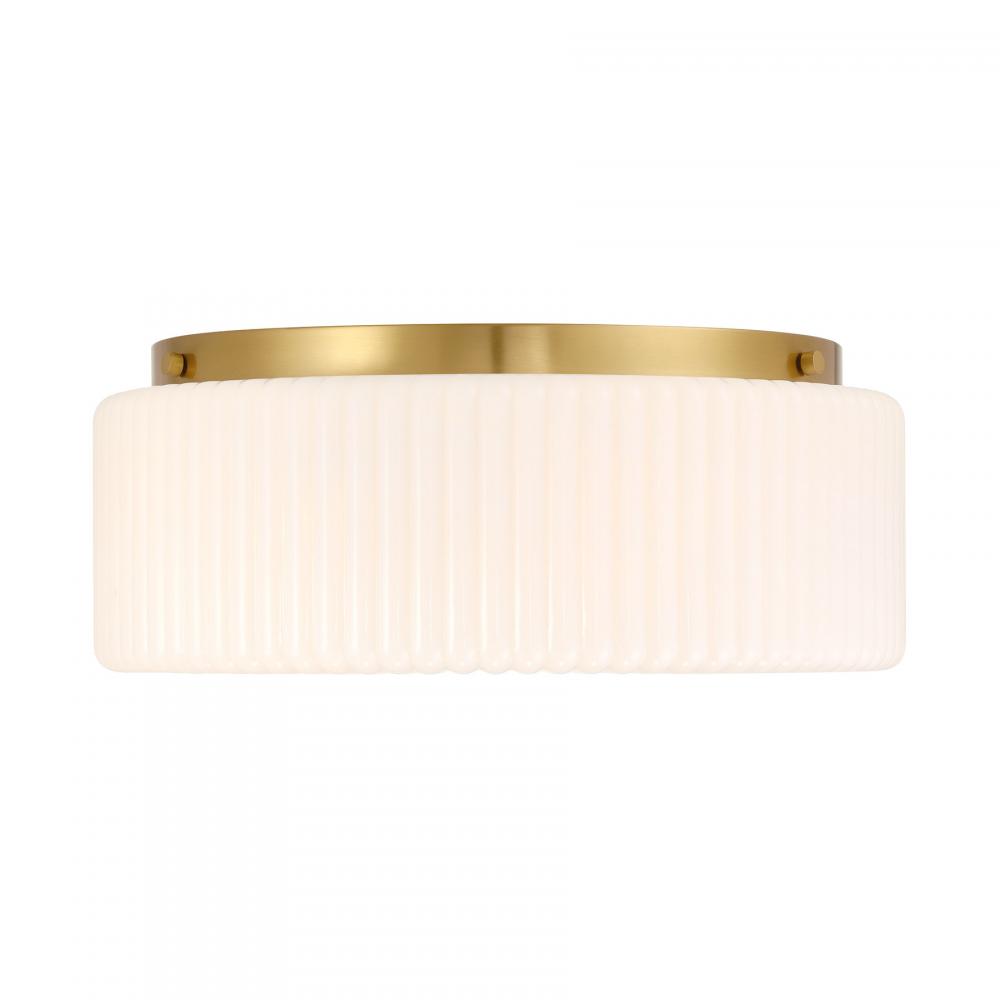 Edgemont 4-Light Ceiling Light in Warm Brass