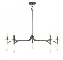 Savoy House 1-1099-5-183 - Laramie 5-Light Chandelier in Chelsea Walnut