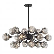 Savoy House 1-7935-18-89 - Matisse 18-Light Chandelier in Matte Black