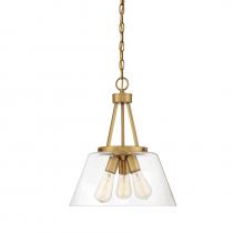 Savoy House 7-1025-3-322 - Calhoun 3-Light Pendant in Warm Brass