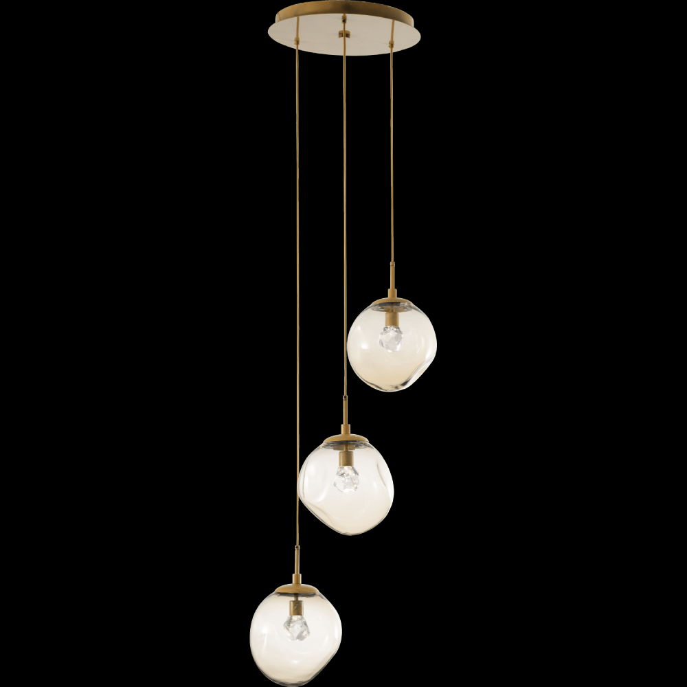 Aster Round Multi-Pendant-3PC