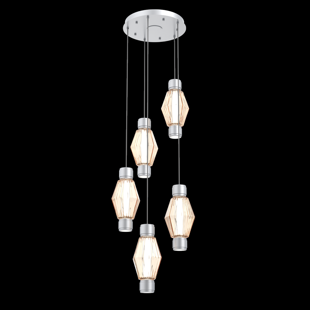 Mandrel Round 5pc Multi-Pendant - Aalto