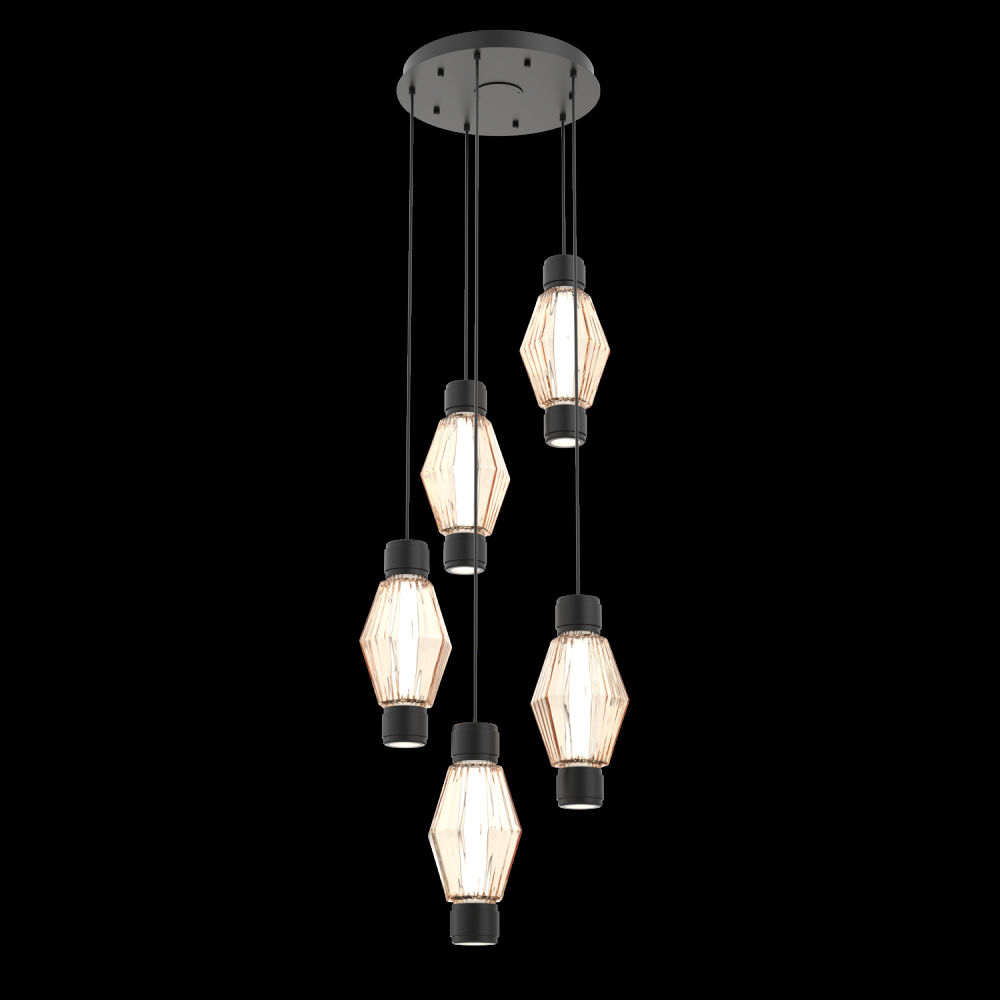 Mandrel Round 5pc Multi-Pendant - Aalto