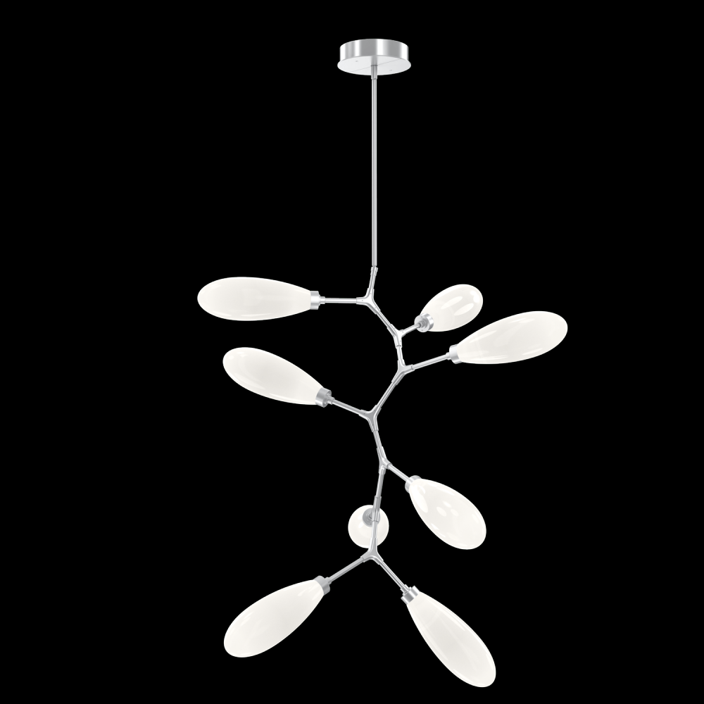 Fiori Modern Vine 8 Pc.-Classic Silver-White Glass Lens