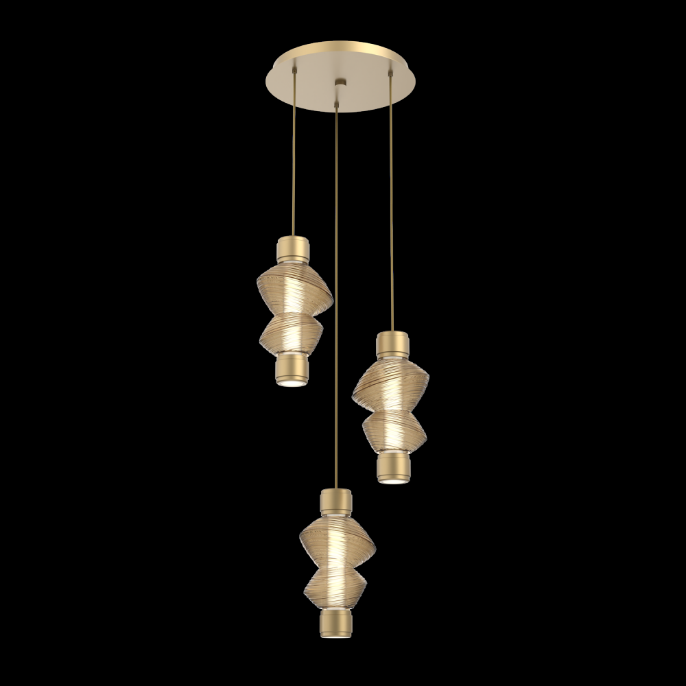 Mandrel Round 3pc Multi-Pendant - Mesa