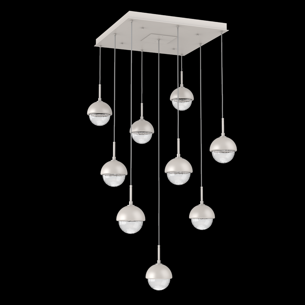 Cabochon Square Pendant Chandelier