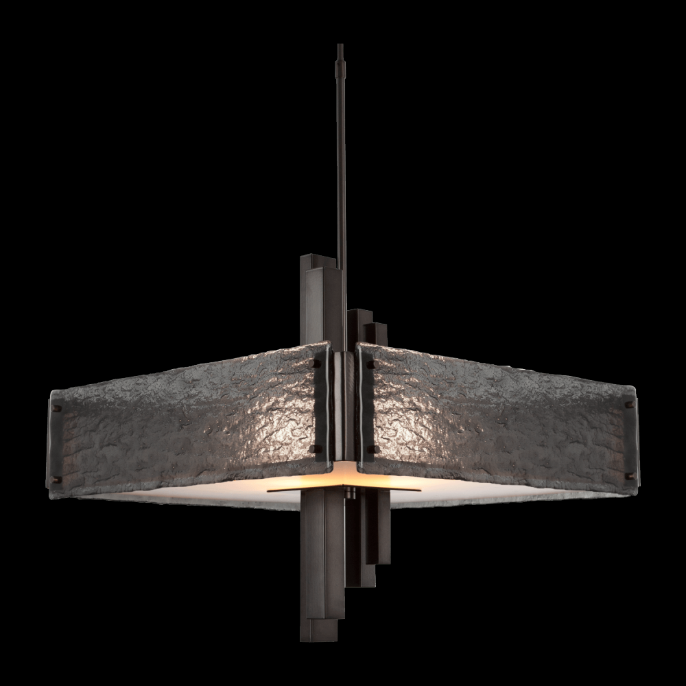 Carlyle Square Chandelier-0A-Burnished Bronze