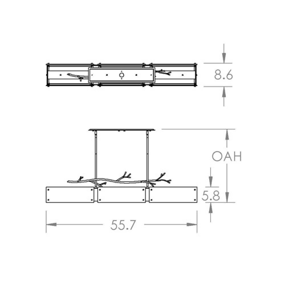 Ironwood Linear - 55-Inch (LED)