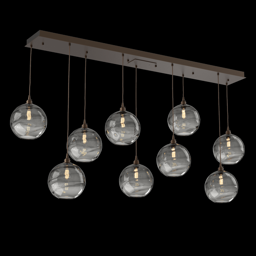 Terra Linear 9pc Multi-Pendant