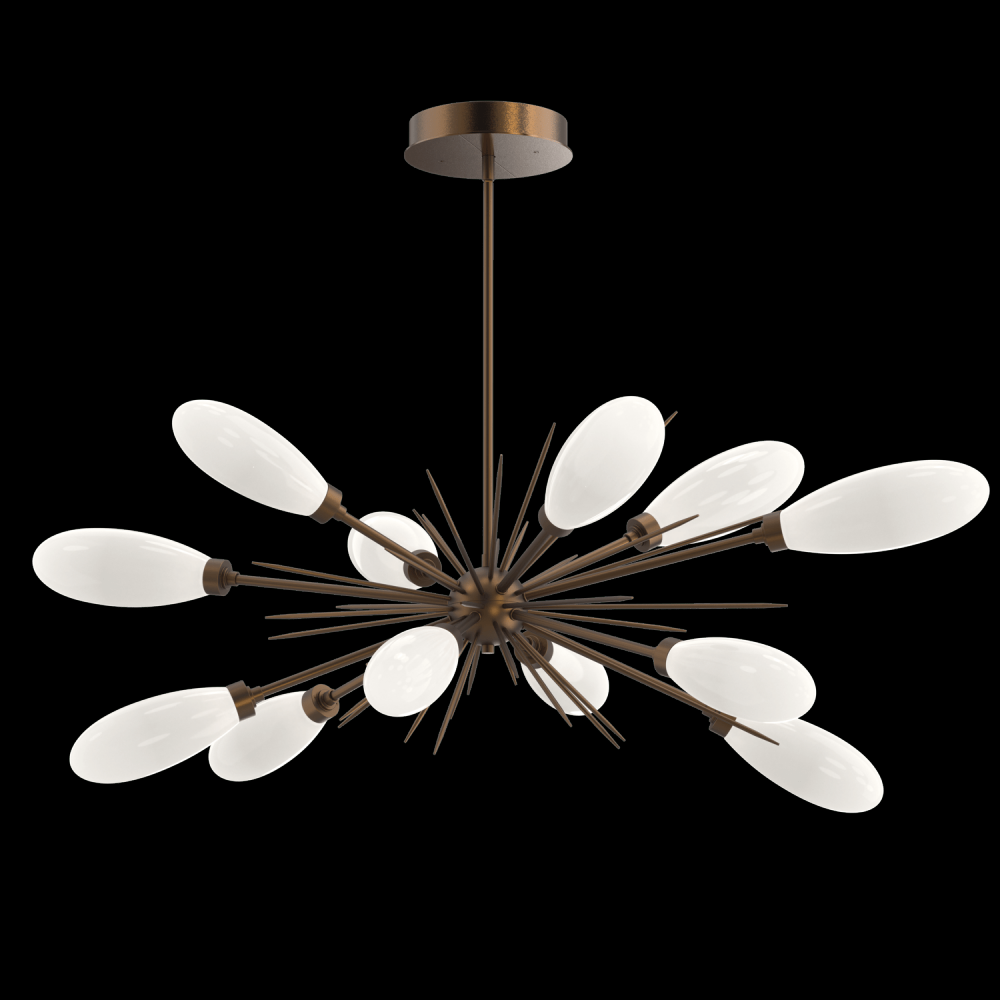 Fiori Oval Starburst Chandelier 50"