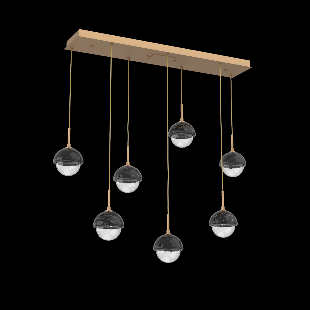 Cabochon Linear Pendant Chandelier