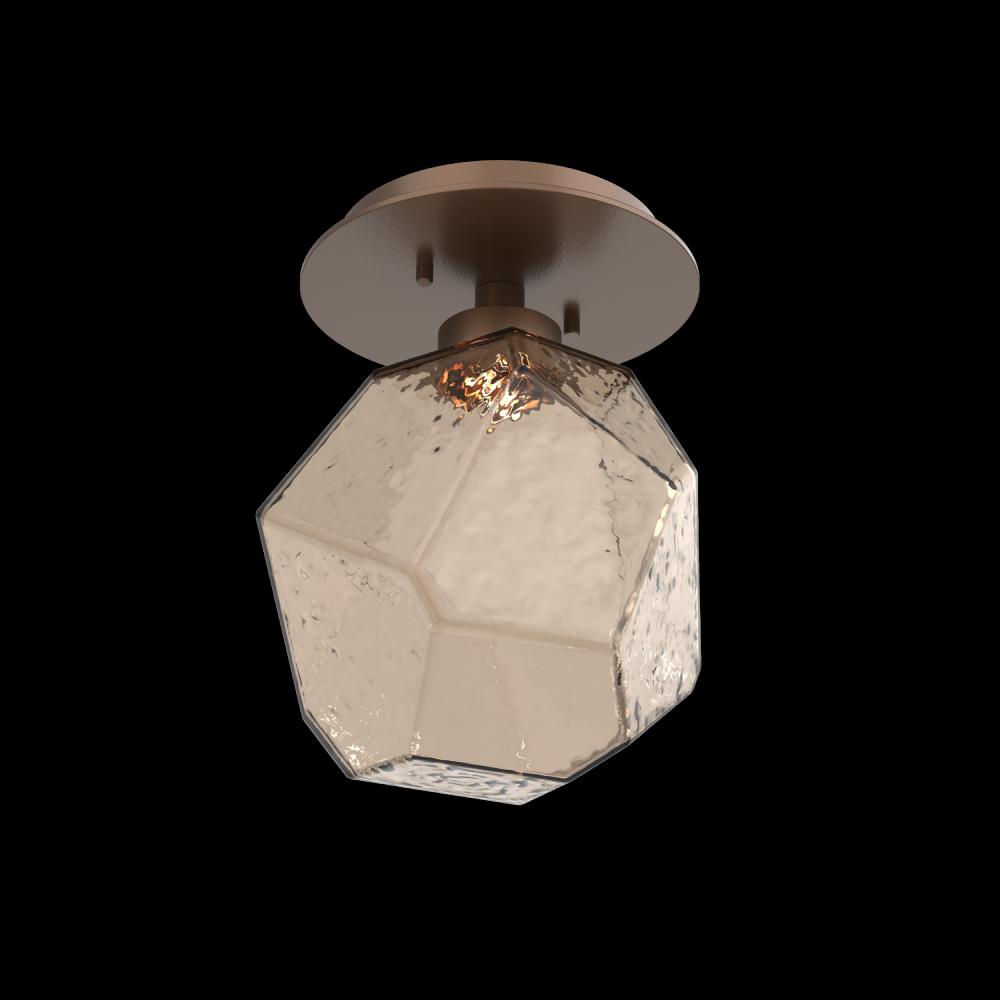 Single Glass Sconce & Flush Mount - Gem