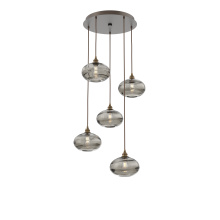 Hammerton CHB0036-05-FB-OS-C01-E2 - Coppa Round 5pc Multi-Pendant