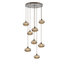 Hammerton CHB0036-08-FB-OB-C01-E2 - Coppa Round 8pc Multi-Pendant