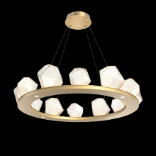 Hammerton CHB0039-0C-GB-A-CA1-L1 - Gem Ring Chandelier-0C 37"