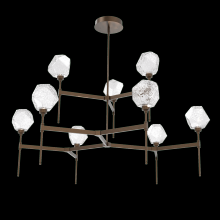 Hammerton CHB0039-55-FB-C-001-L3 - Gem Round Belvedere Chandelier-55-Flat Bronze