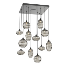 Hammerton CHB0048-12-MB-OS-C01-E2 - Misto Square 12pc Multi-Pendant