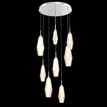 Hammerton CHB0049-08-CS-RA-C01-L3 - Aalto Round 8pc Multi-Pendant