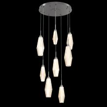 Hammerton CHB0049-08-GP-RA-C01-L1 - Aalto Round 8pc Multi-Pendant